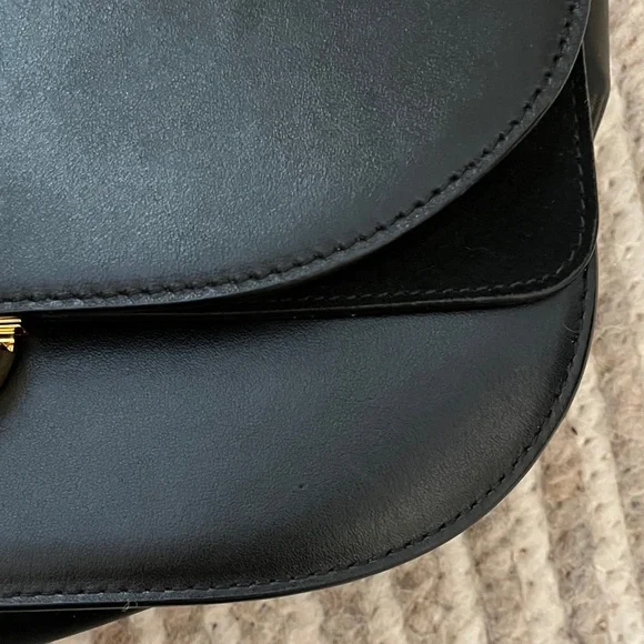 Furla Small Nero Sfera Crossbody / Shoulder Bag in Black. Gold Hardware. - Picture 9 of 16